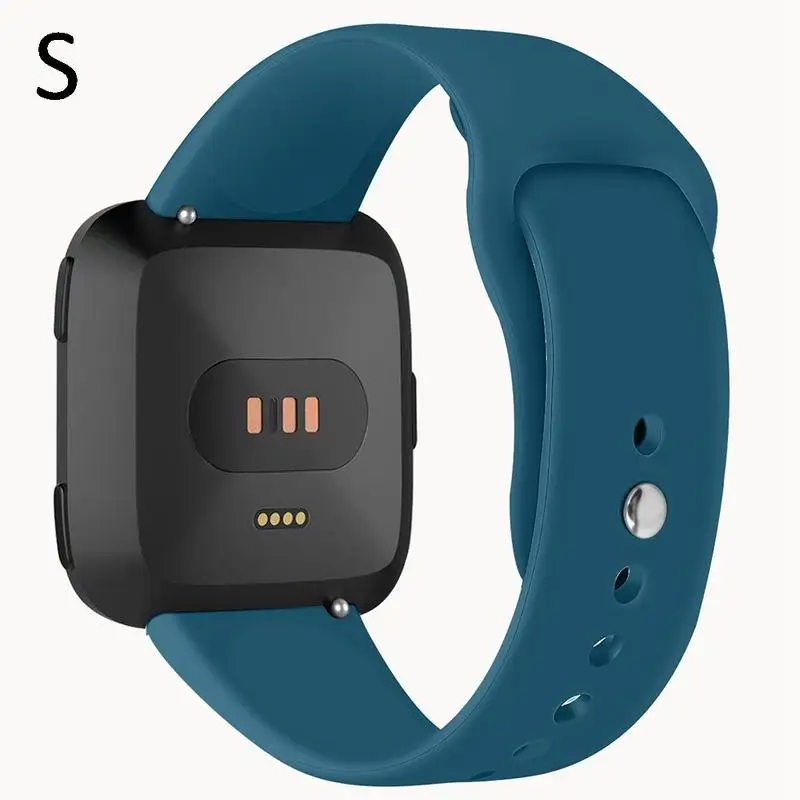Мягкие силиконовые Замена спортивные часы-браслет ремешок для Fitbit Versa Lite Edition браслет 15 цветов S L Размер