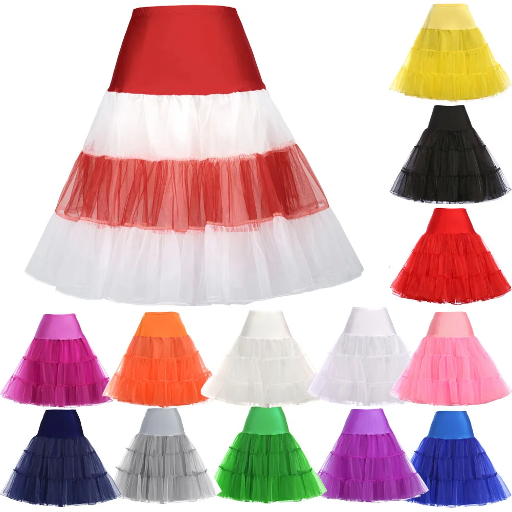 2018 Горячая винтажная Нижняя юбка для свадьбы ретро кринолин женские свадебные