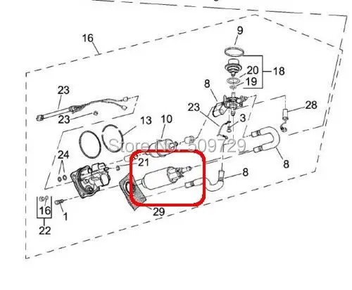 Новые OEM Запасные топливные насосы для Arctic Cat 550 700 1000 топливный насос и фильтр EFI