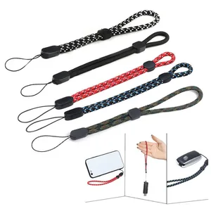 50pcs adjustable wrist strap hand lanyard for iphone samsung phone accessorie micro camera gopro usb flash drives keys id card free global shipping