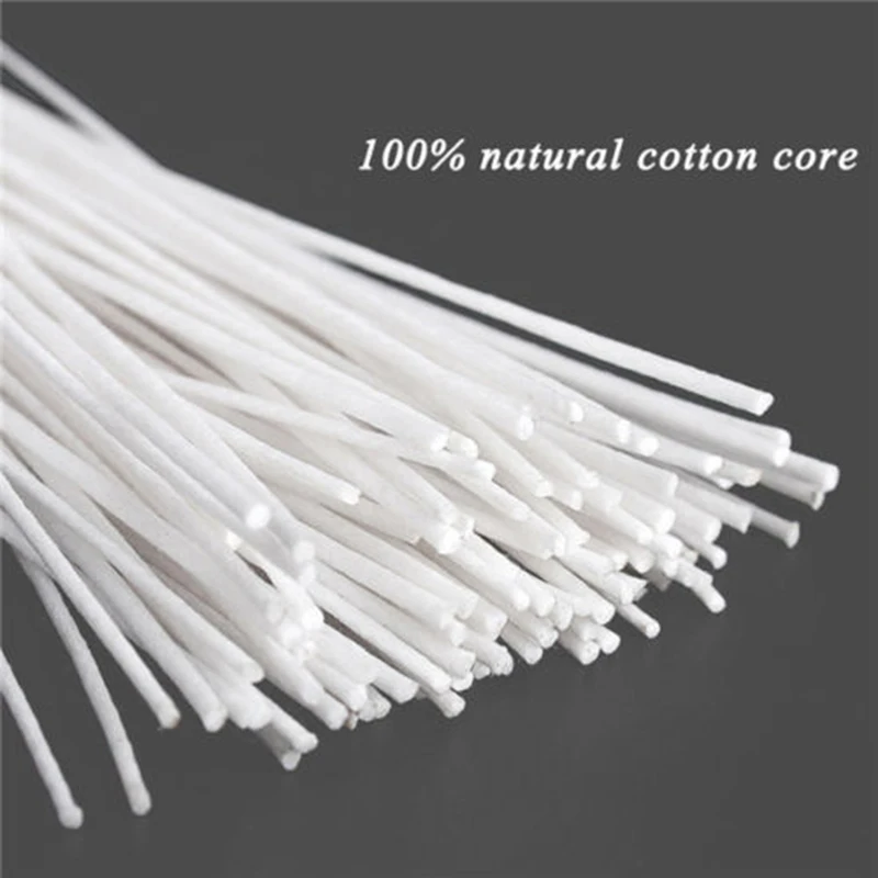 50 шт./компл. фитиль предварительно восковая свеча с фитилем хлопковые фитили без
