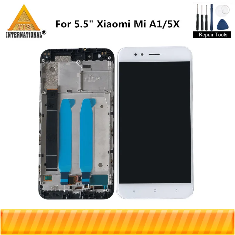 Оригинальный ЖК экран axisмеждународная версия для Xiaomi Mi A1 MiA1 дигитайзер сенсорной