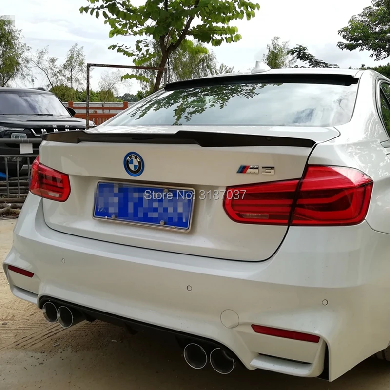 2012 2015 стиль M4 для BMW 3 серии F30 углеродное волокно задняя крышка багажника