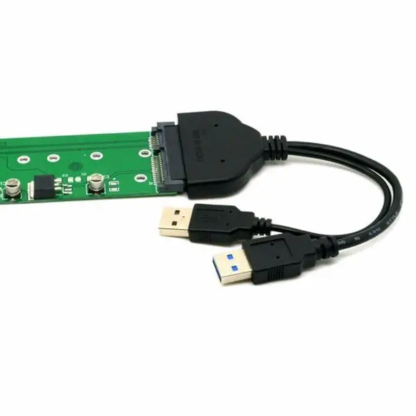 OPQ USB 3 0 на Sata 22pin кабель для передачи данных с усиленным адаптером питания 2 5