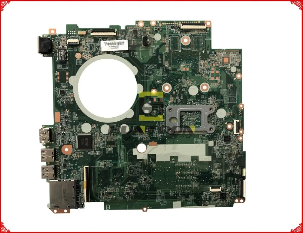 Высокое Качество MB 809987 001 для HP Pavilion 15 P серии Материнская плата ноутбука DAY22AMB6E0 REV: