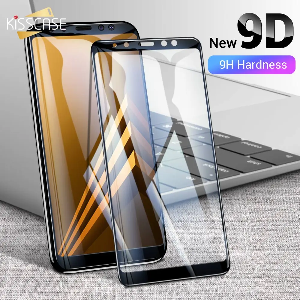 KISSCASE 9D полное покрытие закаленное стекло для Samsung A830 защита экрана 9H твердость HD