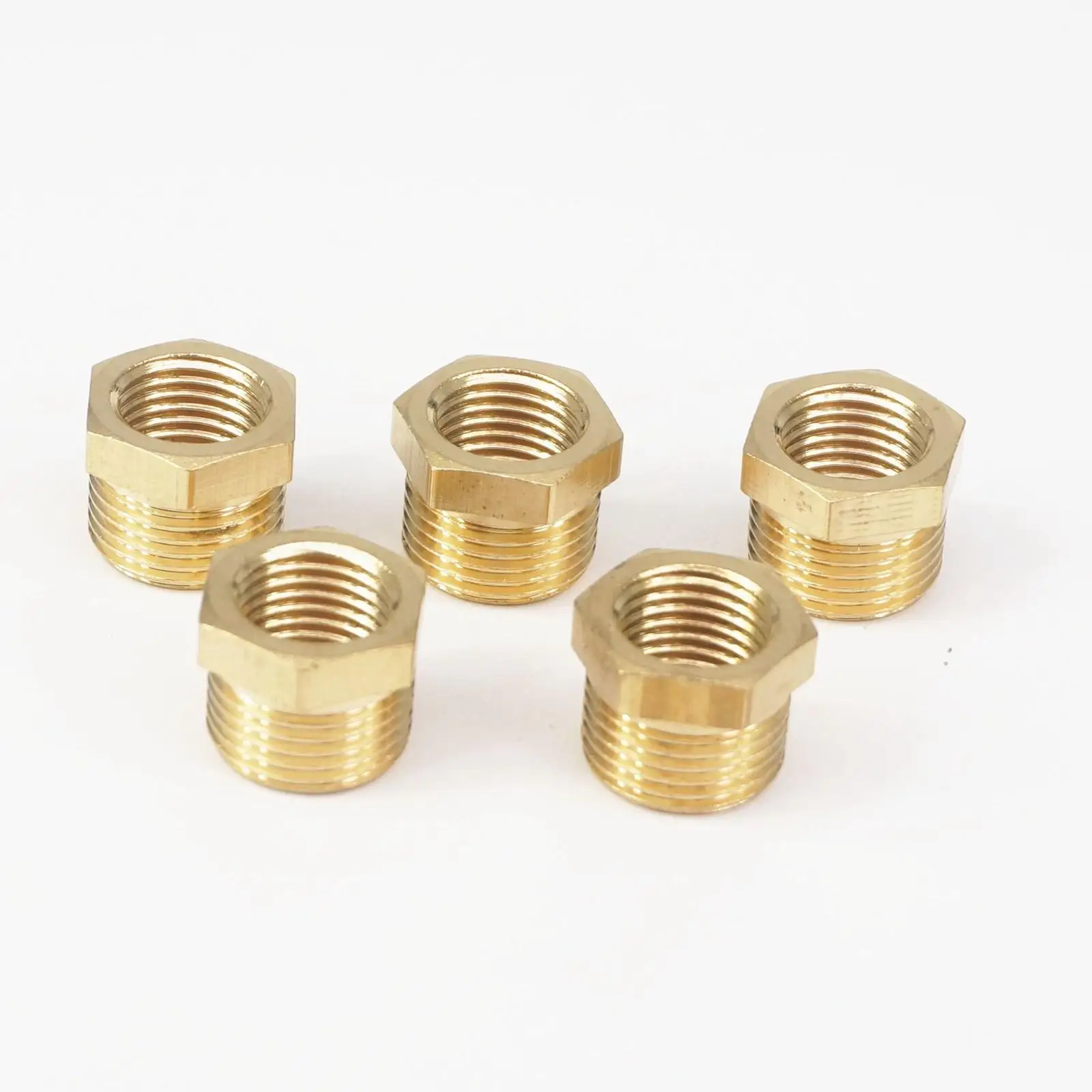 LOT5 латунный редуктор 3/8 &quotBSP с наружной резьбой до 1/4&quot BSP внутренняя резьба