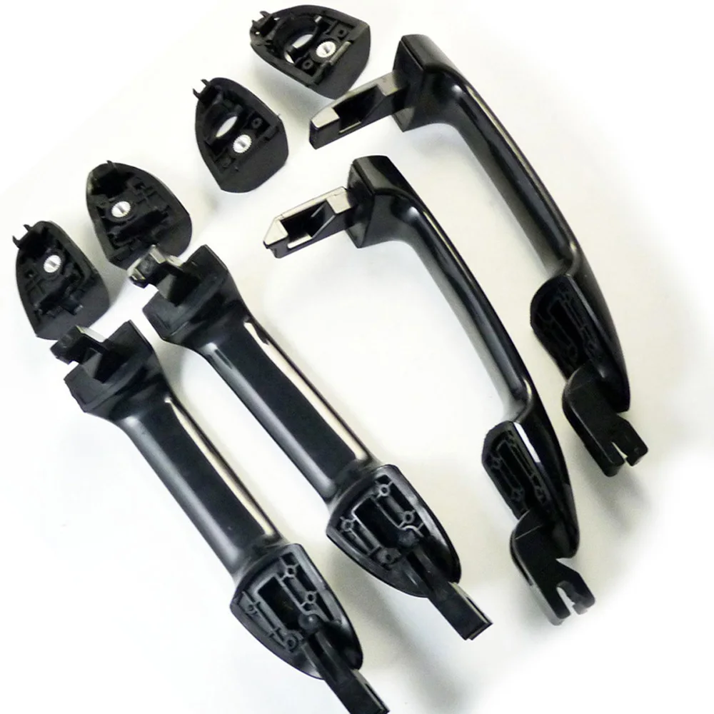 4 шт. черная наружная левая передняя Наружная дверная ручка для KIA SPECTRA/CERATO 2005 2009