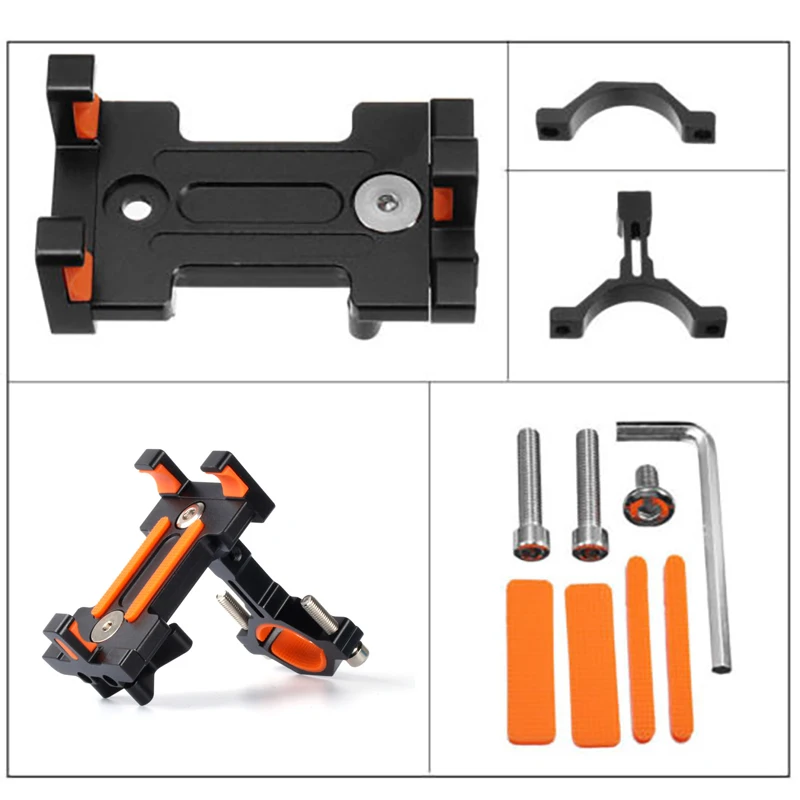 Car Motorcycle Mobile Phone Bracket Stand Aluminum Bike Bicycle MTB Handlebar Mount Holder Adjusted For Cell GPS | Автомобили и