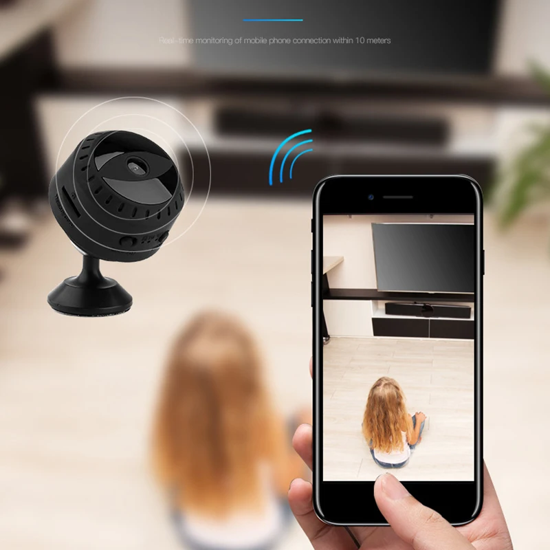 Домашняя безопасность мини Wifi 1080P Ip камера беспроводная маленькая Cctv