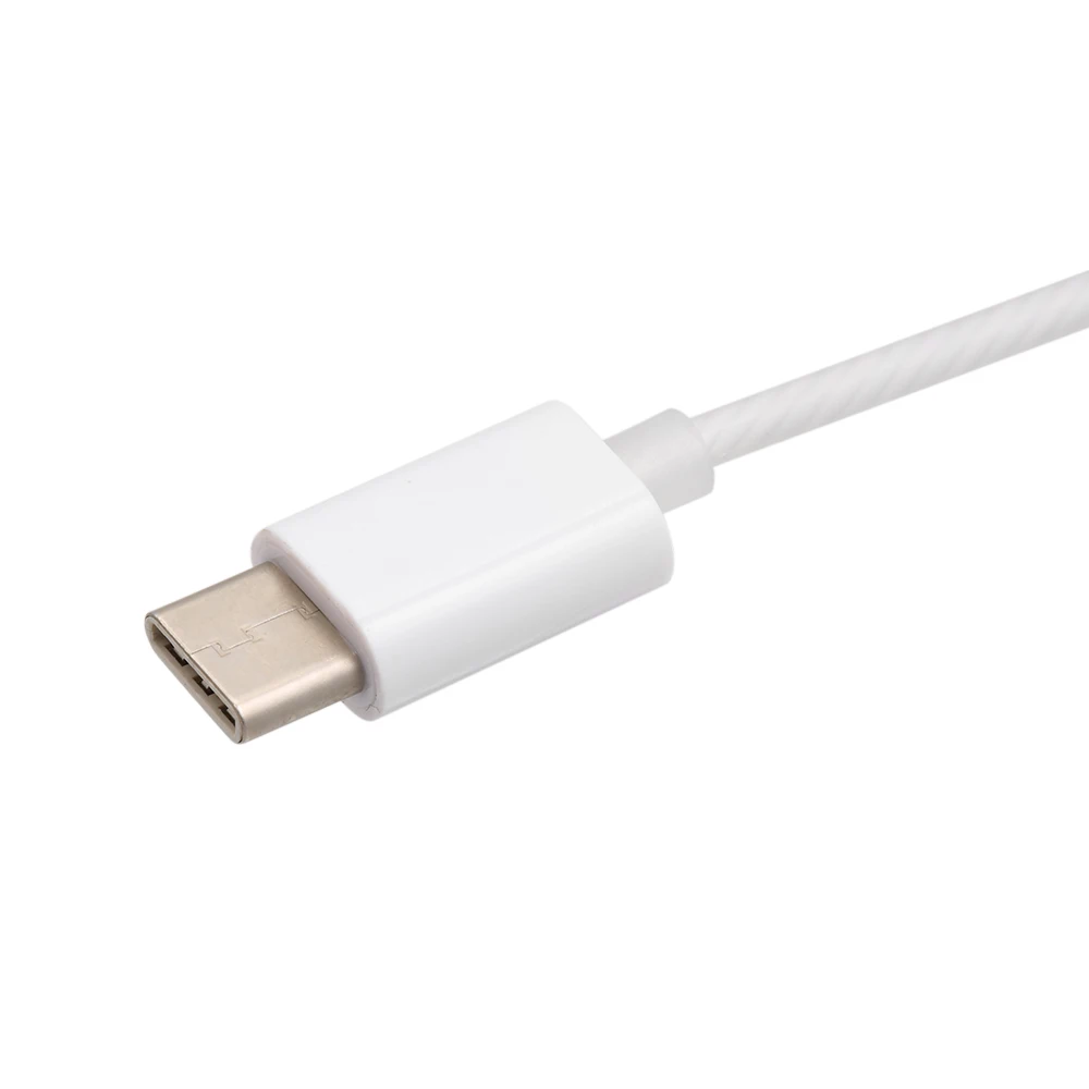 USB Type c наушники в ухо Проводные металлические гарнитура C линии управления с