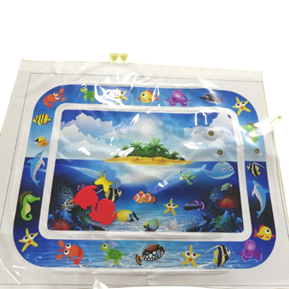 Baby Kids water play mat Inflatable thicken PVC infant Tummy Time Playmat Toddler Fun Activity Play Center for babies | Игрушки и хобби