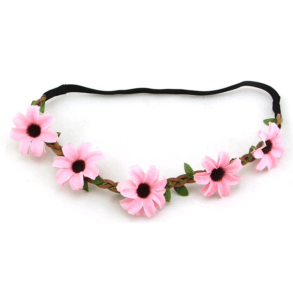 5PCS Headbands Chamomile Patrern Velvet Retro Elastic Headwrap Hair Bands Hoop for Women Ladies Girls |