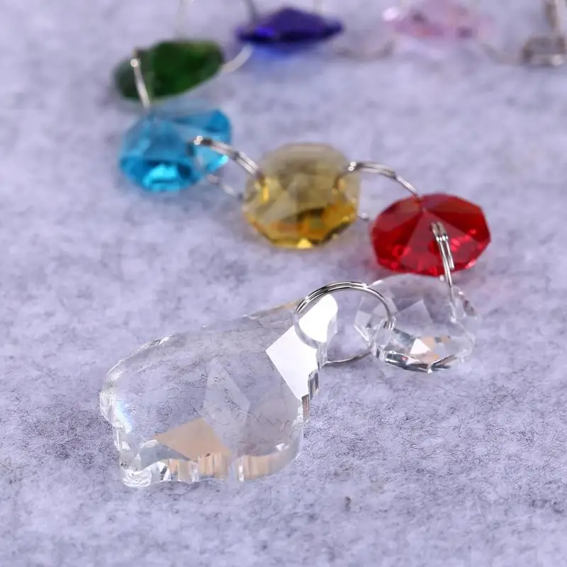 DIY Хрустальная люстра в форме шара призмы подвески части Висячие световые