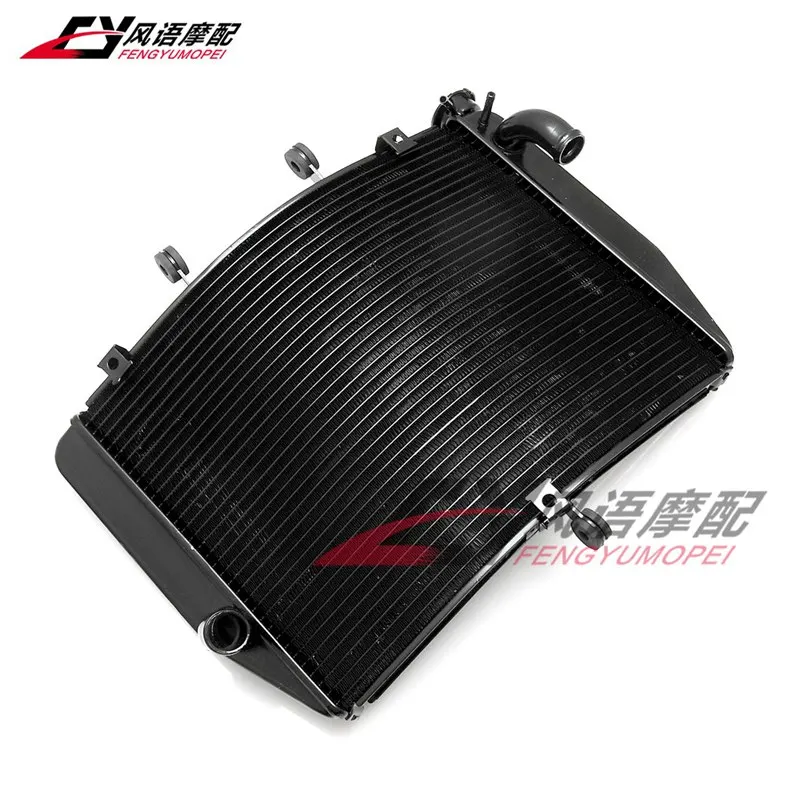 Черный радиатор охлаждения для мотоцикла Kawasaki Ninja ZX 6R ZX6R ZX636 2007 2008|motorcycle cooling|motorcycle