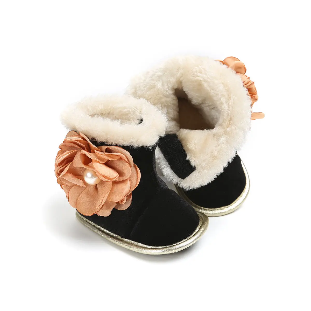 AU Stock Toddler Kids Baby Girl Antislip Snow Boots Soft Sole Crib Shoes 0-18M | Мать и ребенок