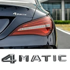 4 MATIC буквы Стикеры 3D автомобиля задний багажник знак герба Наклейка для Mercedes Benz W202 W204 W163 W164 W166 AMG GLA W205 W211 W210 SL