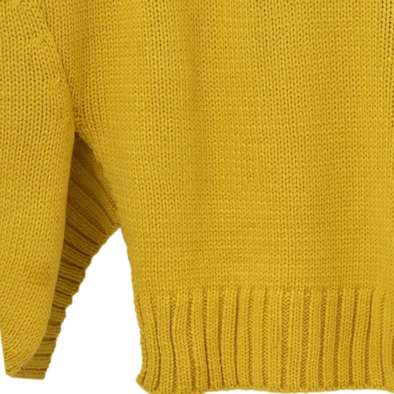 CHICEVER 2019 Spring Women's Sweater Tops Female Half Turtleneck Long Sleeve Loose Asymmetric Hem Sweaters Fashion Sweet Clothes | Женская