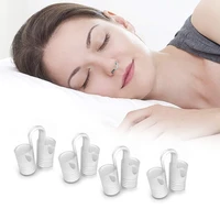 4pcs anti snore soft nose clipfor better sleep and breath stop snoring device nasal dilators anti snorring clip nose health care