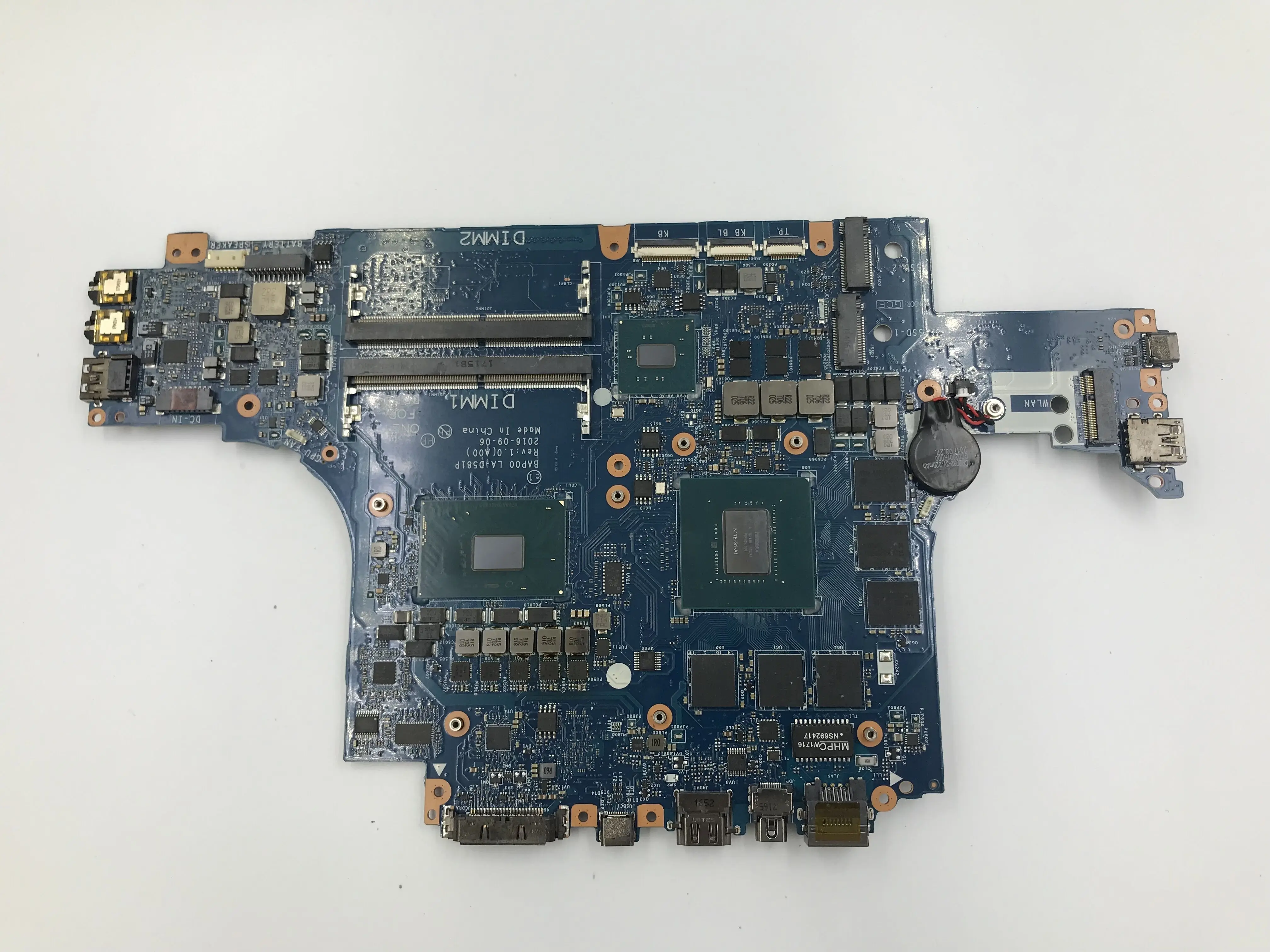 Материнская плата для ноутбука dell Alienware 13 R3 CN 0GG6GW GG6GW LA D581P с работой 100%|Материнские
