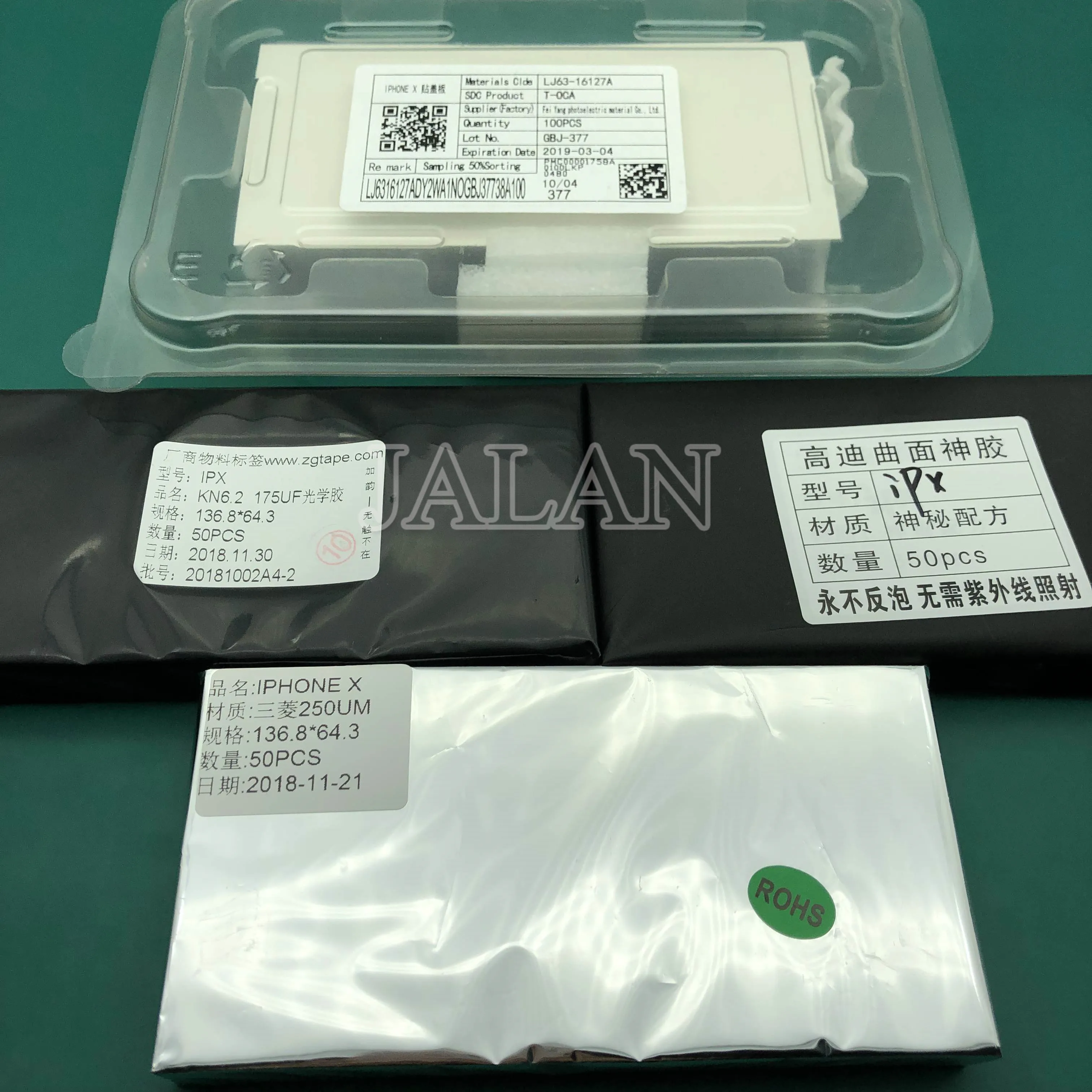 Фотоклей 125 мкм для iPhone X XS MAX XR 11 PRO MAX100PCS TOCA клейкая лента ремонт сенсорных экранов