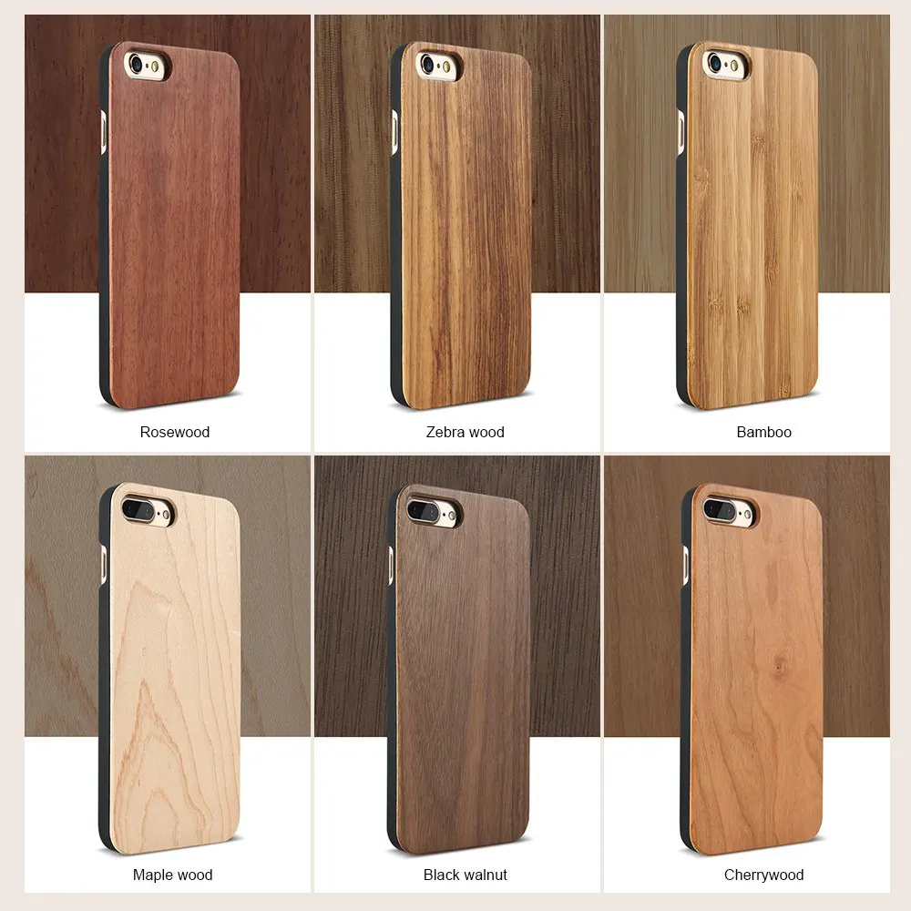 Чехол KISSCASE из натурального бамбукового дерева для iPhone X 8 7 6 6S Plus 5S XS 11 Pro Max XR