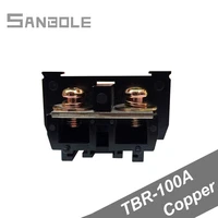 tbr 100a terminal blocks group type 100a600v general purpose connection plate copper connector 10pcs