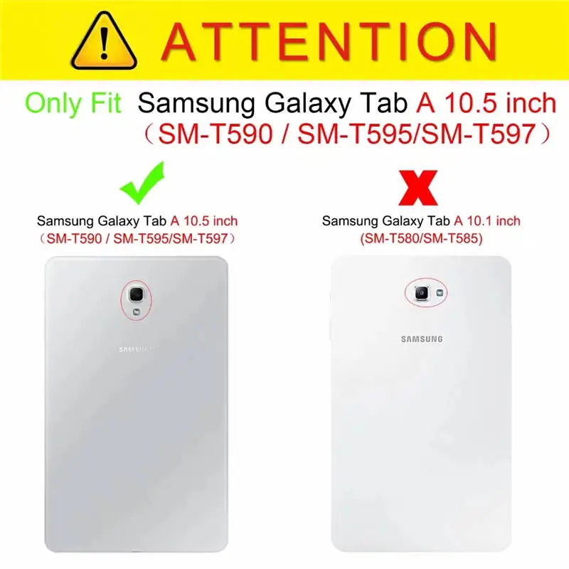Магнитный чехол из искусственной кожи для планшета Samsung Galaxy Tab A 10 5 дюйма |