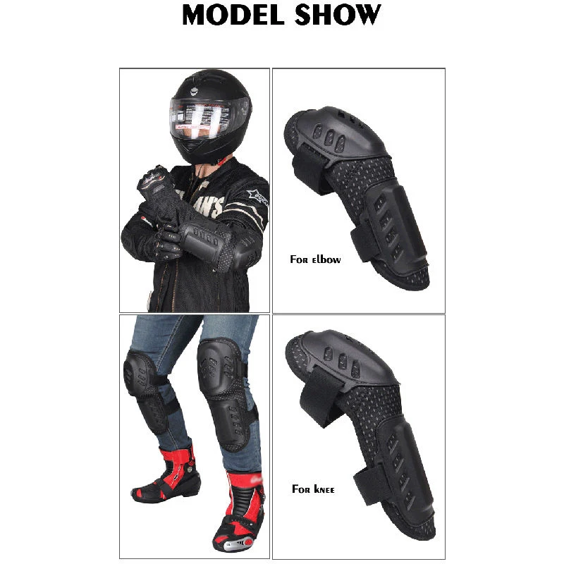 Motorcycle Flexible Racing Riding Elbow Knee Pads Armor Protector Guard | Автомобили и мотоциклы