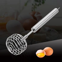 1pc newarrival manual stainless steel egg beater whisk mixer cream whipper hot drink foamer kitchen cooking tools