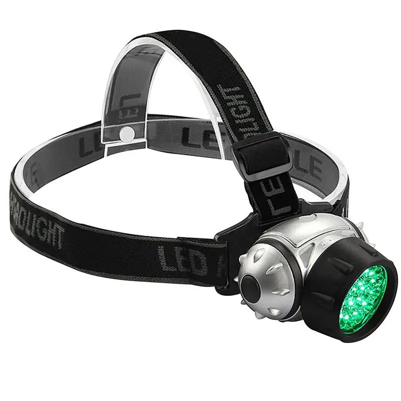 

19 LED High Intensity Green Head Lamp Hydroponics Horticulture Grow Room Headlamp Flash Night Plant Growth Lamp Drop Shipping