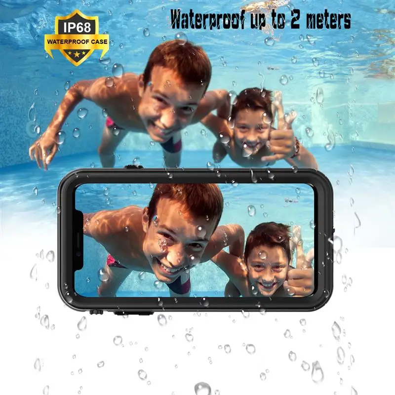 Водонепроницаемые чехлы для телефонов iPhone Xs Max/Xr пылезащитный чехол с защитой 360
