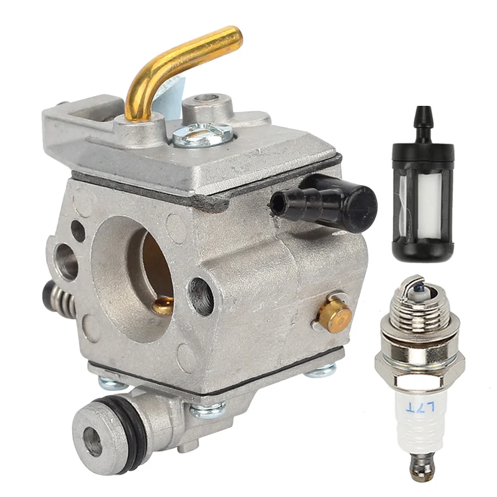 Carburetor Carb Fuel Filter+Spark Plug For MS240 MS260 024 026 #1121 120 0610 Gasoline Chainsaw Spares | Инструменты