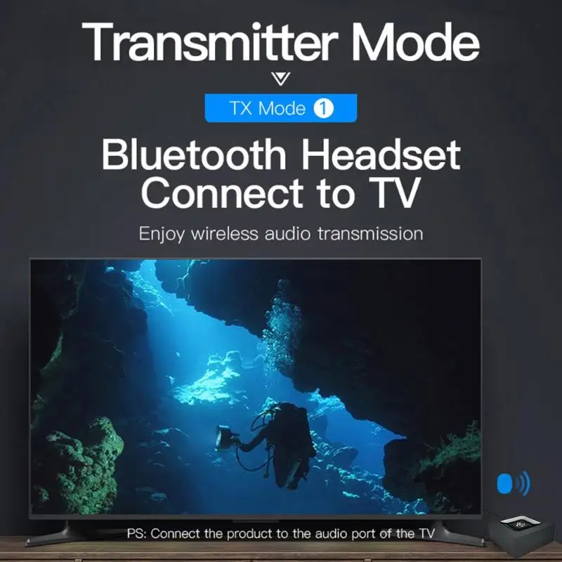 2 в 1 Bluetooth 4 передатчик приемник беспроводной 3 5 мм A2DP аудио адаптер для ТВ