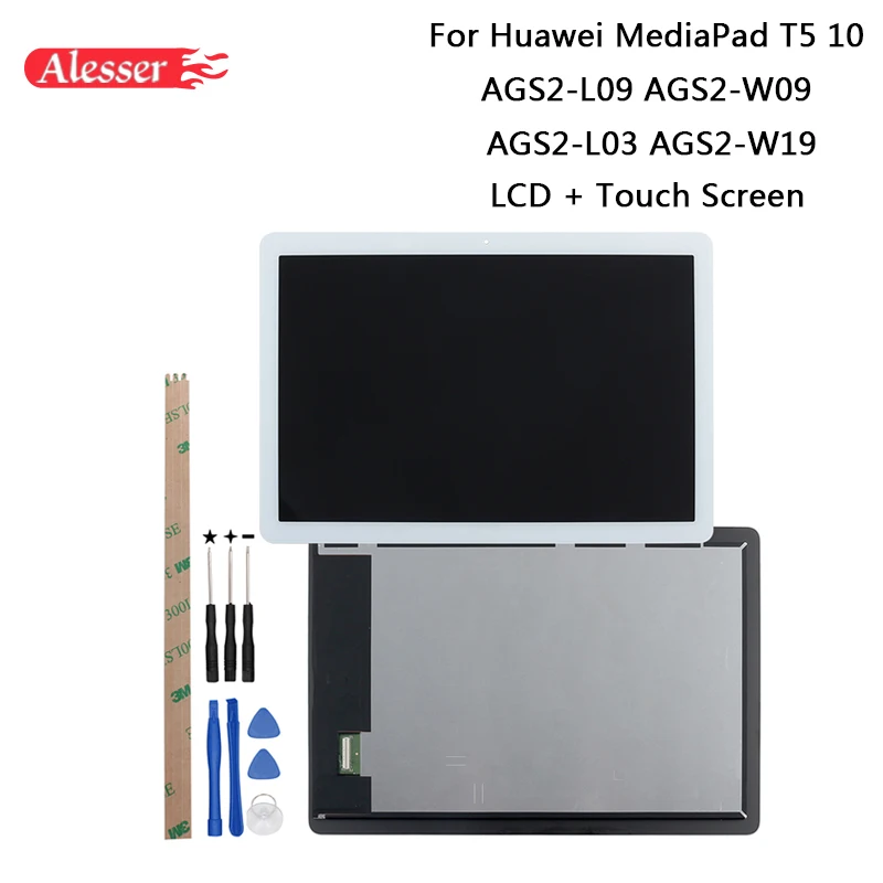 Alesser для Huawei MediaPad T5 10 ЖК дисплей + сенсорный экран AGS2 L09 W09 L03 аксессуары телефонов