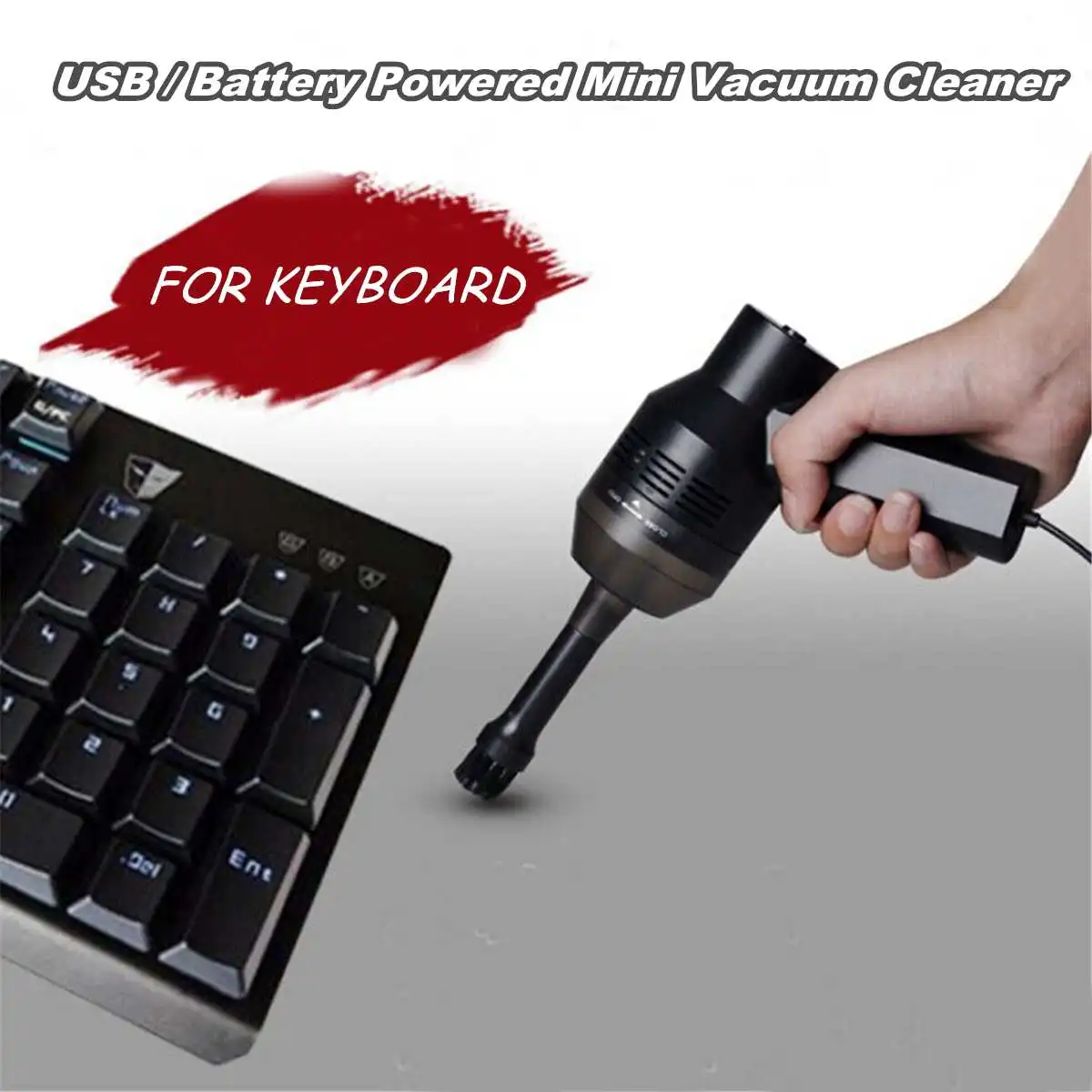Мини пылесос с питанием от аккумулятора USB ручные пылеочистители для ПК