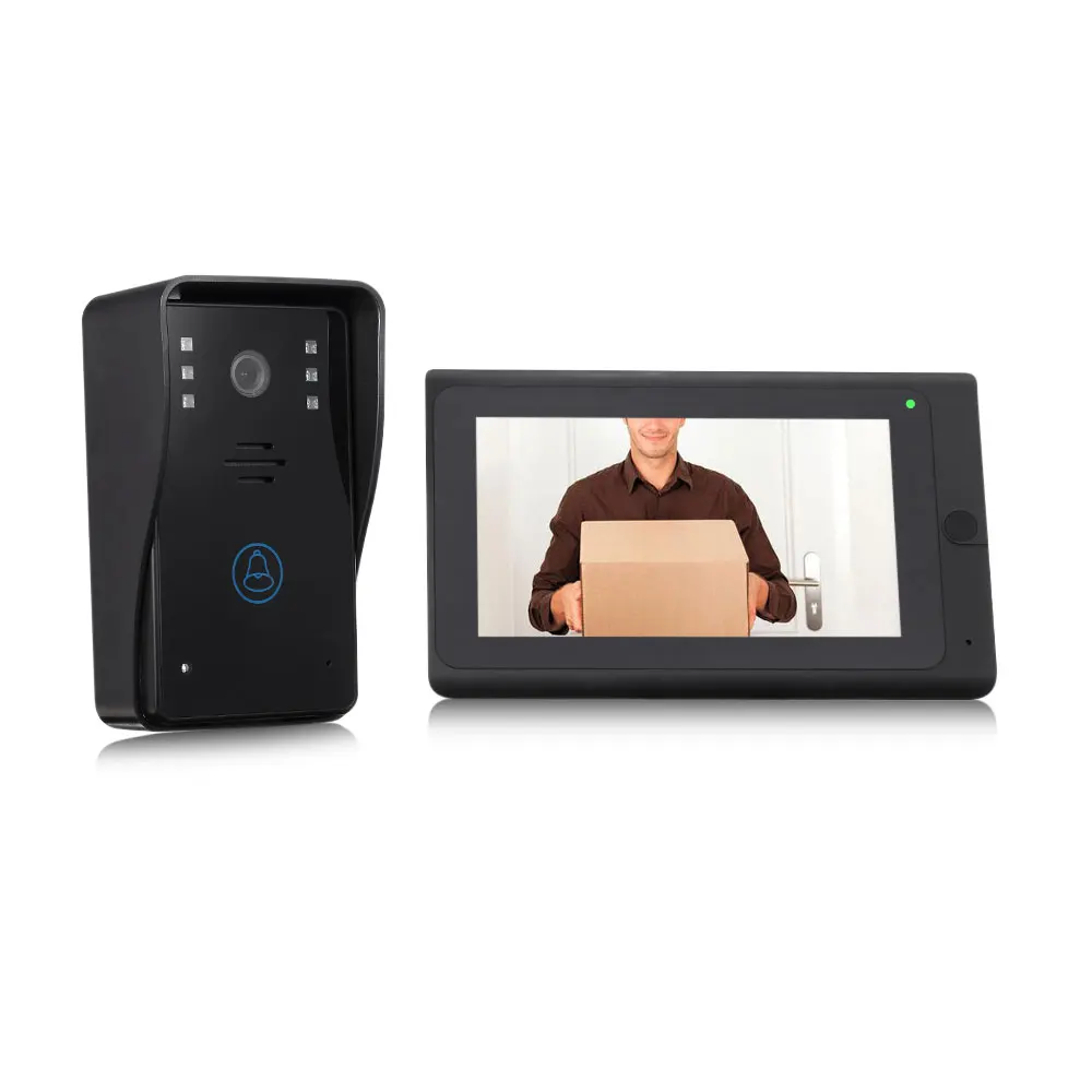 ACCEWIT SY705BA11 7 дюймов проводной Wi-Fi дверной звонок видео телефон домофон система