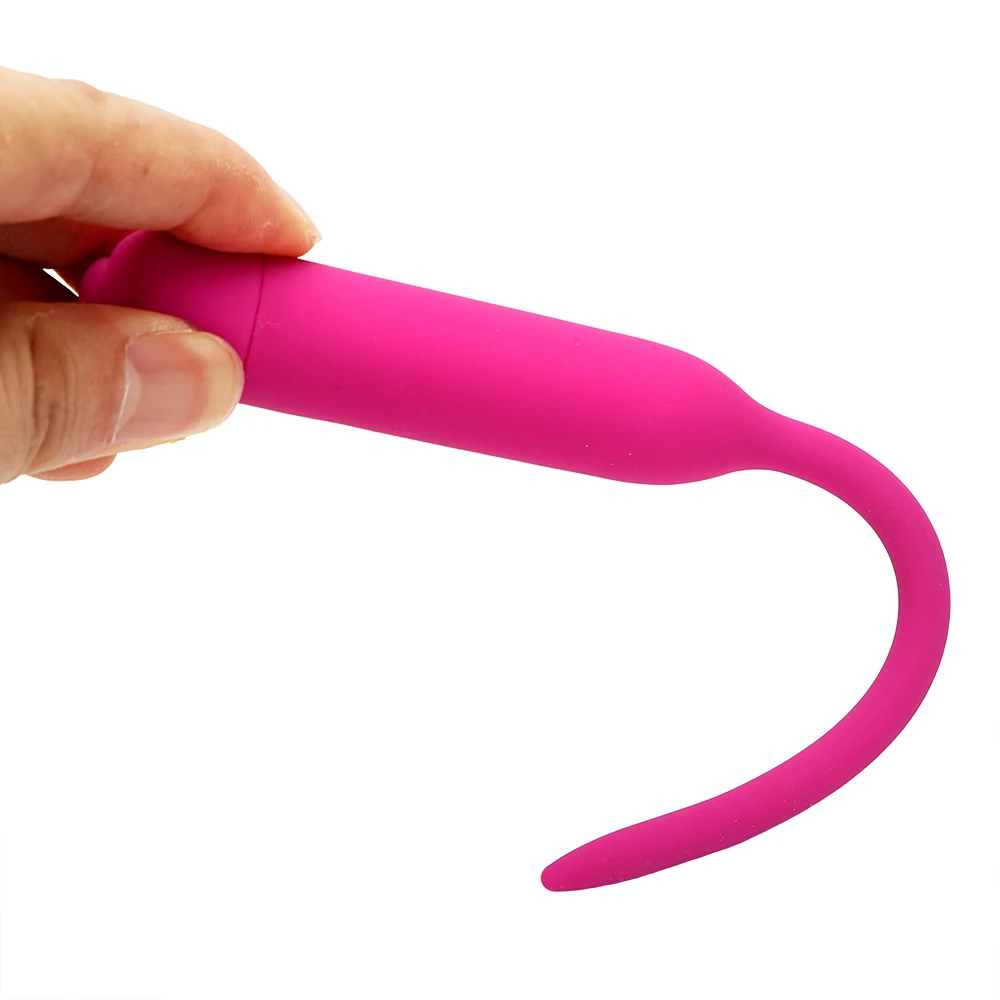 OLO Sex Sounds Catheters Urethral Plug 7.5 mm Vibrator dilators Penis Silicone Masturbator toys For men | Красота и здоровье