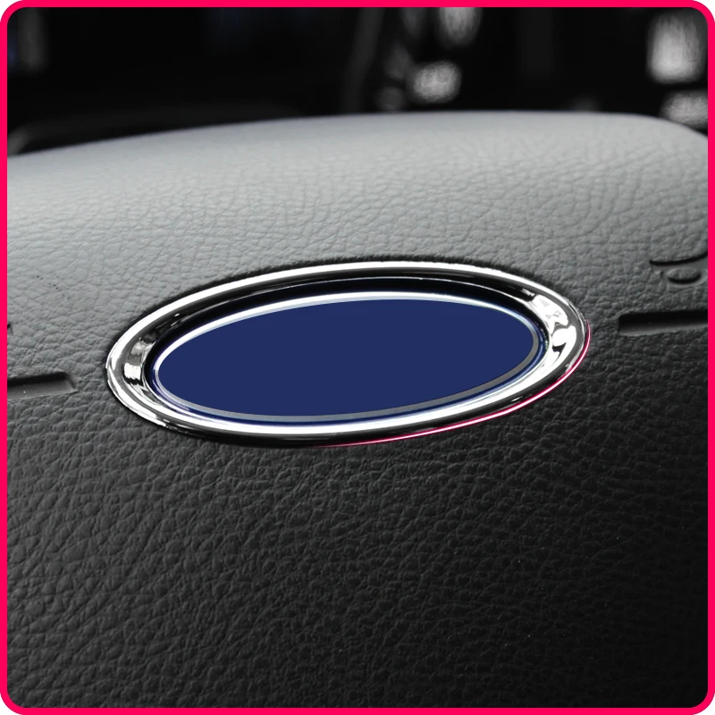 Немного поменяется 1 шт. хромированное рулевое колесо ABS для Ford New Focus 3 Kuga Escape 2012 2013