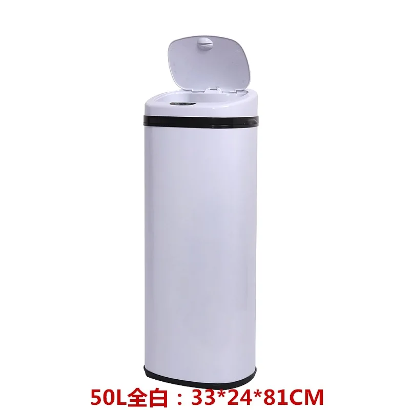 50L 401 квадратная умная мусорная корзина из нержавеющей стали для дома гостиной