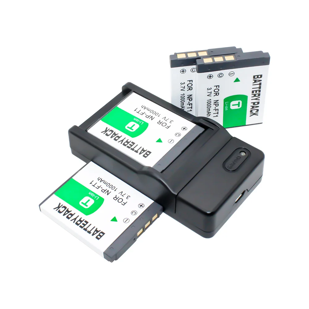4 Pack аккумуляторная батарея + USB зарядное устройство для SONY NP FT1 Cybershot DSC T33 T11 T10 M1