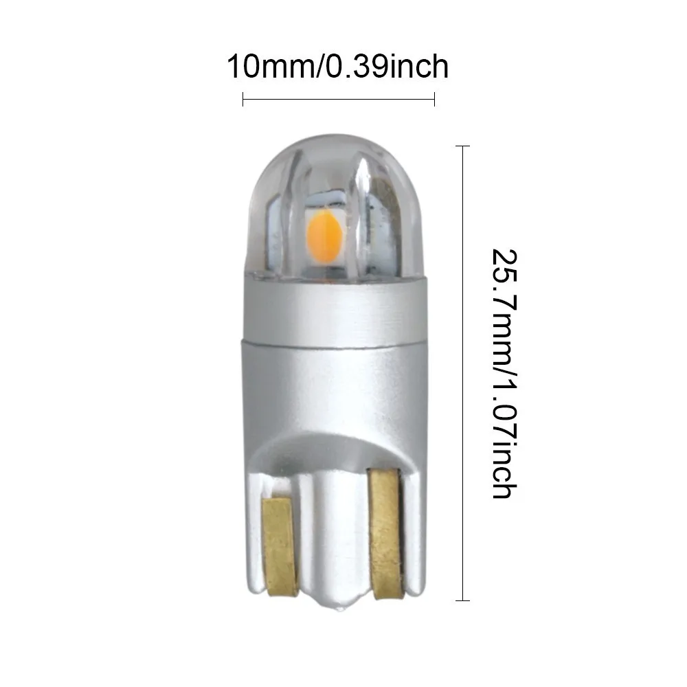 2шт T10 светодиодный светильник 168 501 W5W 3030 2SMD интерьерные светильники клиновидная