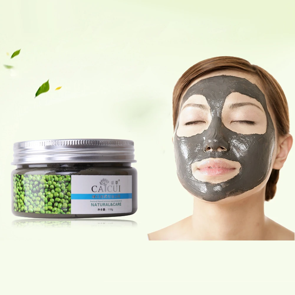 110 г Mung бусина Грязевое масло контроль удаления акне Очищающая маска для лица