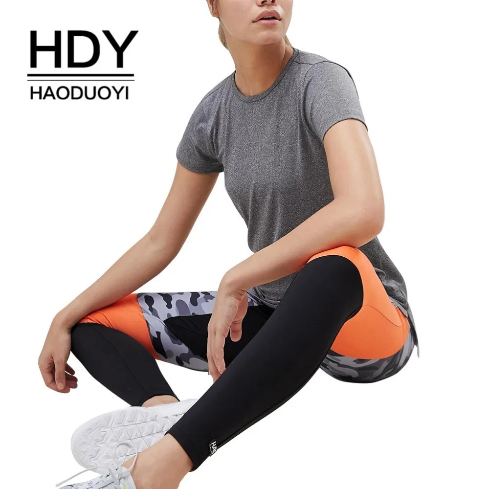 Летняя Повседневная футболка HDY Haoduoyi однотонная с лямкой на шее | Женская одежда