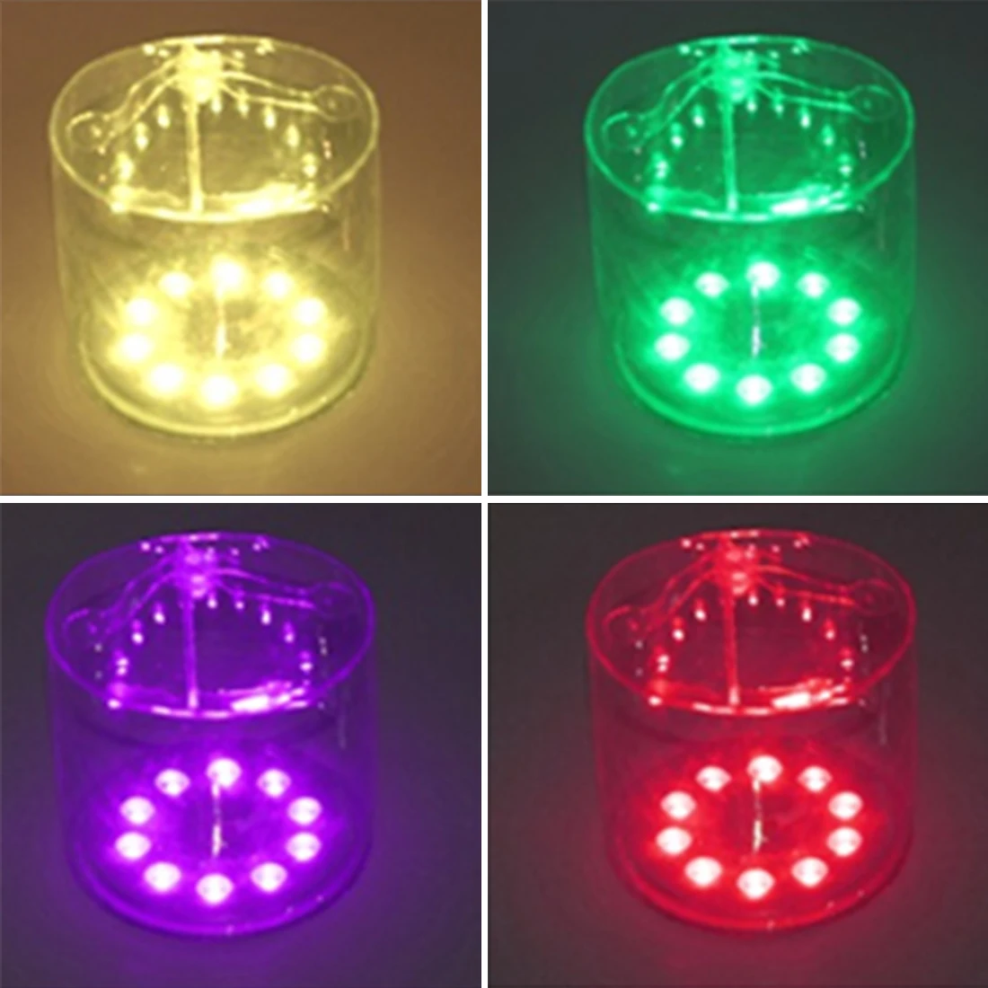 Надувная портативная лампа 13*3 см 10 LED портативный фонарь складной тент