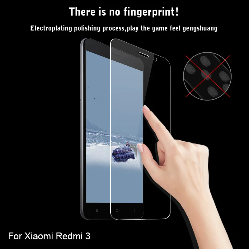 Mcdark 2.5D 9H Tempered Glass For Xiaom Redmi Note 2 Screen Protector Xiaomi 2/ 3/ 4 Toughened Phone Cover Film | Мобильные телефоны