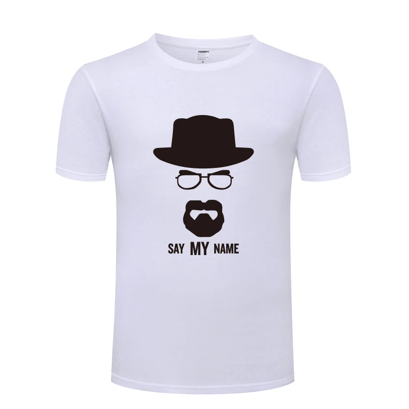 Мужская футболка Breaking Bad Heisenberg повседневная хлопковая с коротким рукавом и