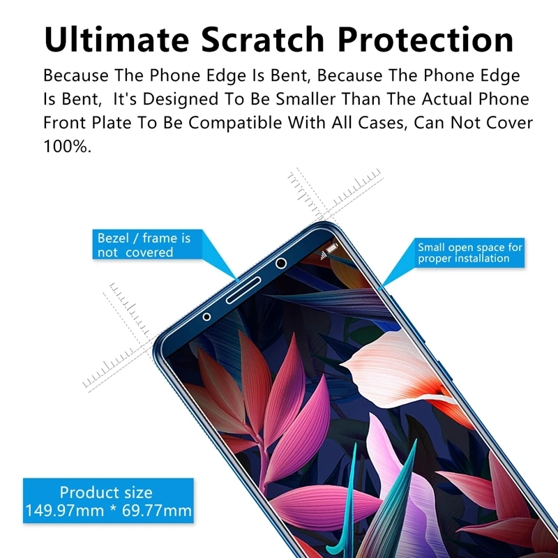 Закаленное стекло 9H для Huawei Mate 10 Pro Защита экрана huawei Mate10 pro Премиум Защитная