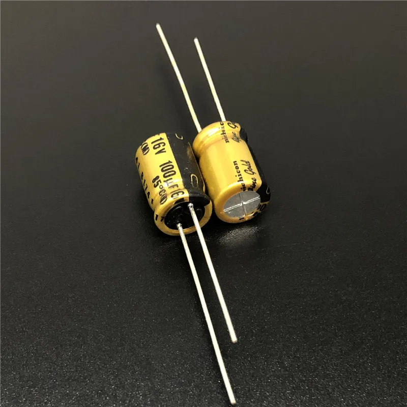 10 шт./100 шт. 100 мкФ 16V NICHICON серия FG (золото) 8x11 5 мм 16V100uF высокое Класс Hi Fi аудио
