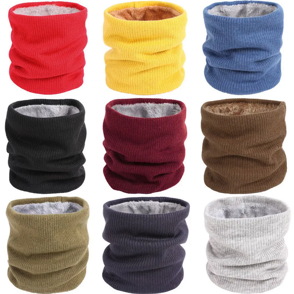 Soft Men Women Scarf Winter Warm Cotton Scarves Knitted Collar Ladies Ring New |